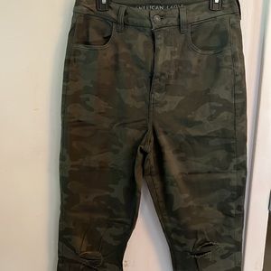 Camo American Eagle Stretchy Jeans